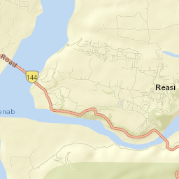 Riasi Street Map