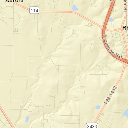 Highway 114, Rhome, TX 76078, USA Street Map