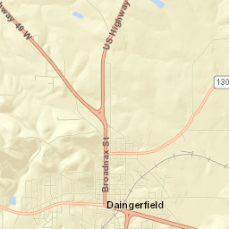 Daingerfield Street Map