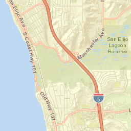 Solana Beach Street Map