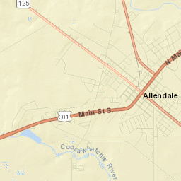 Allendale Street Map