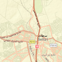 Settat Street Map