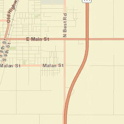 Brawley Street Map