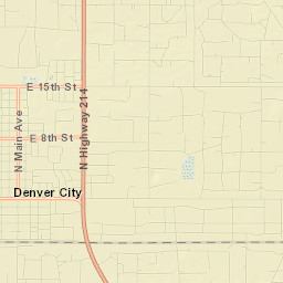 Denver City Street Map