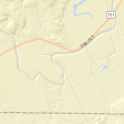 Farm to Market Road 701, South Bend, TX Street Map