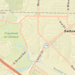 Sachse Street Map