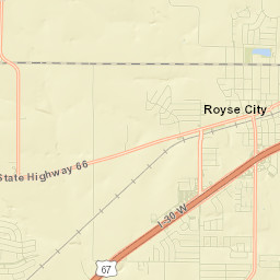 Royse City Street Map