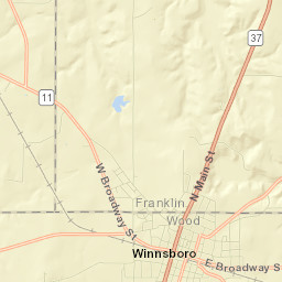 Winnsboro Street Map