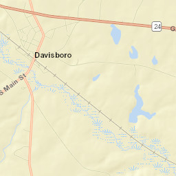 Davisboro Street Map