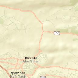 Kfar Yasif Street Map