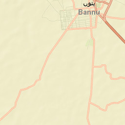 Bannu Street Map