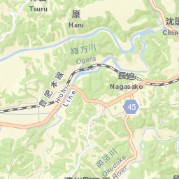 Bungo-ōno Shi Street Map