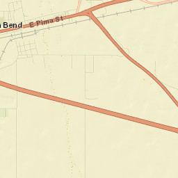Gila Bend Street Map