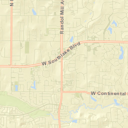 7900-7902 Jefferson Circle Colleyville TX Street Map