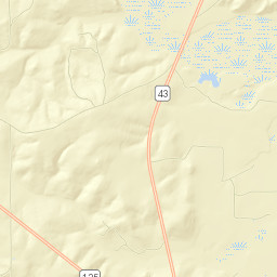 State Highway 43, BIVINS, TX 75555 Street Map