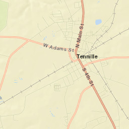 Tennille Street Map