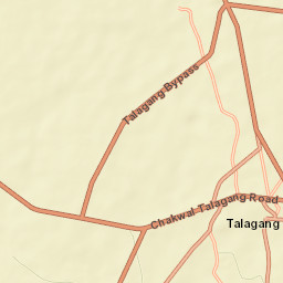 Talagang Street Map