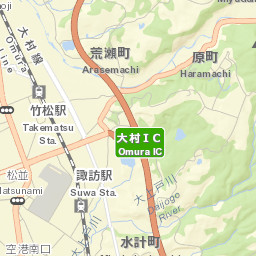 Ōmura Street Map