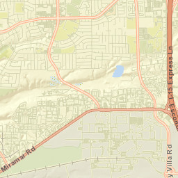 Mira Mesa Street Map