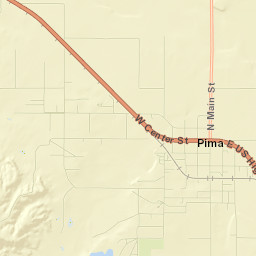 Pima Street Map