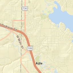 Azle Street Map