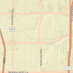 9999 North Central Expressway Dallas TX Street Map