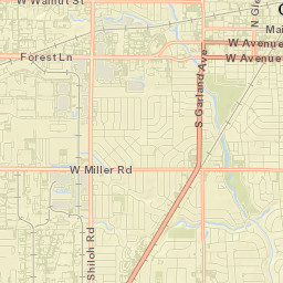 Garland Street Map