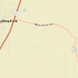 Rolling Fork Street Map