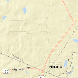 Pickens Street Map