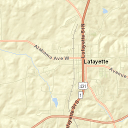 1-99 Alabama Ave E, La Fayette, AL 36862 Street Map