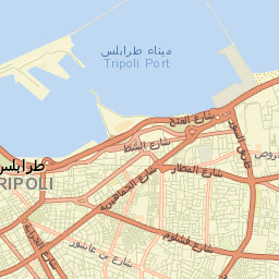 Tripoli Street Map