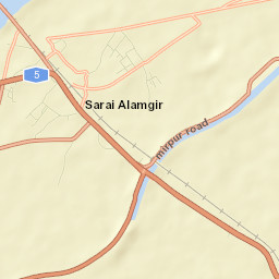 Sarai Alamgir Street Map