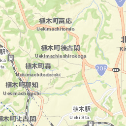 Uekimachi-mōno Street Map