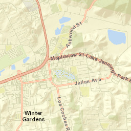 Lakeside Street Map