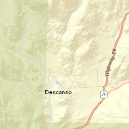 Descanso Street Map