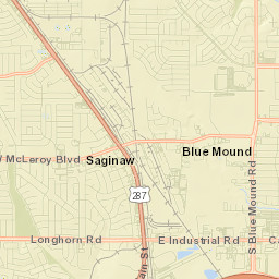 Saginaw Street Map