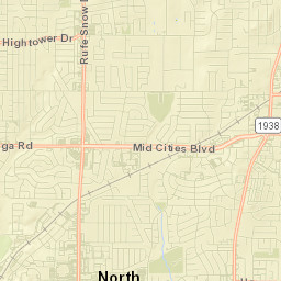 5200-5236 Rufe Snow Drive North Richland Hills TX Street Map