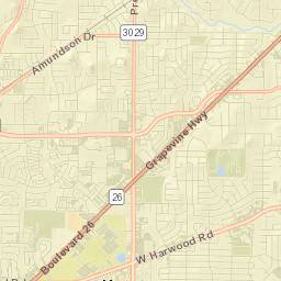 1798 Hurstview Dr, Hurst, TX 76054, USA Street Map