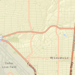 5300-5374 West Lovers Lane, Dallas, TX Street Map