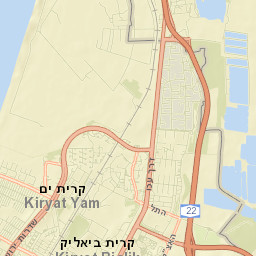 Qiryat Yam Street Map