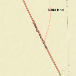 Daud Khel Street Map