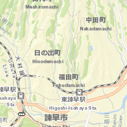 Isahaya-shi Street Map