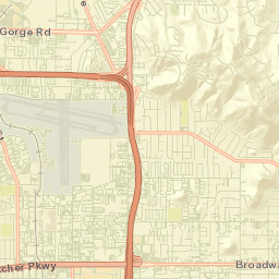 Santee Street Map