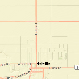 Holtville Street Map