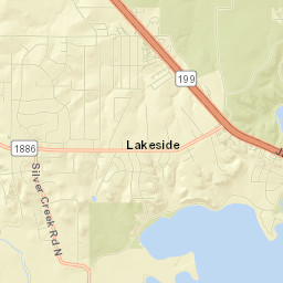 Lakeside Street Map