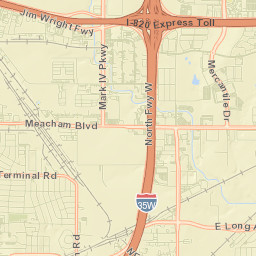 2320-2324 Northeast 36th Street, Fort Worth Street Map