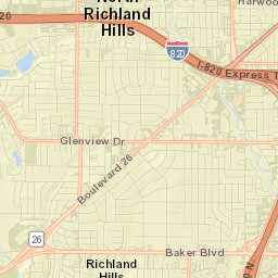 North Richland Hills Street Map