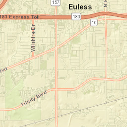 Euless Street Map