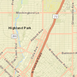 5686-5698 North Central Expressway, Dallas Street Map