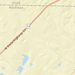 21775-21877 Highway 34, Terrell, TX 75161 Street Map